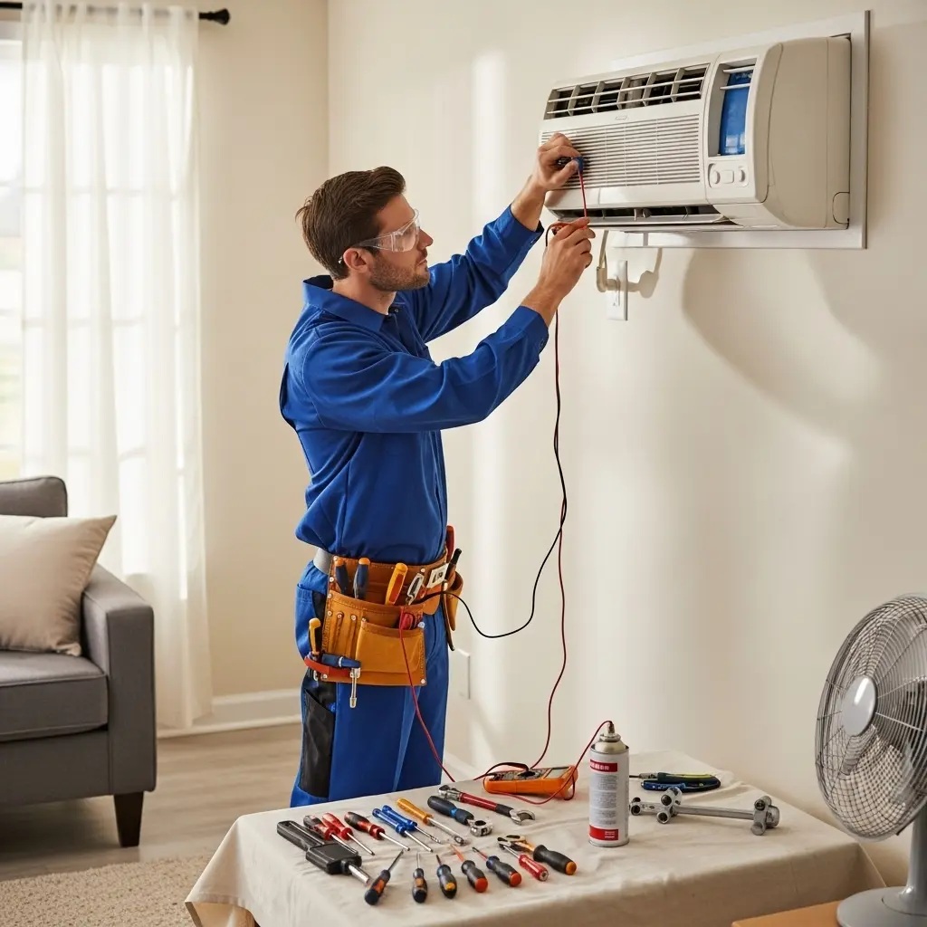 Urla Arçelik Arçelik klima gaz dolumu ve bakım – Enerji verimliliği artırıldı. - Teknik servis örneği